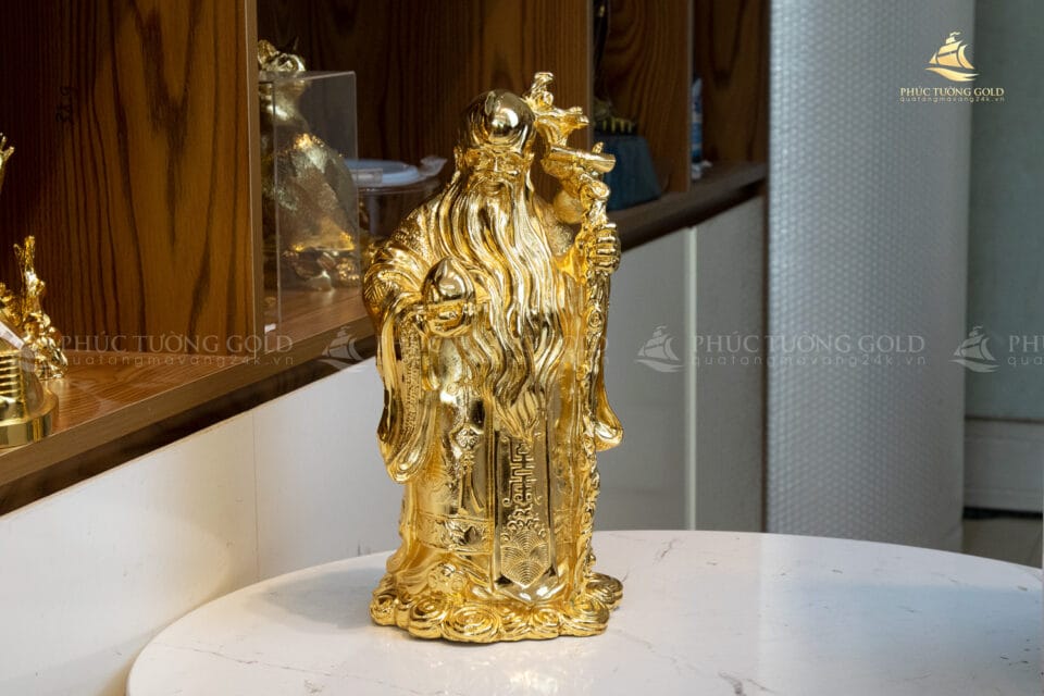 Tượng ông Thọ mạ vàng 24k 2