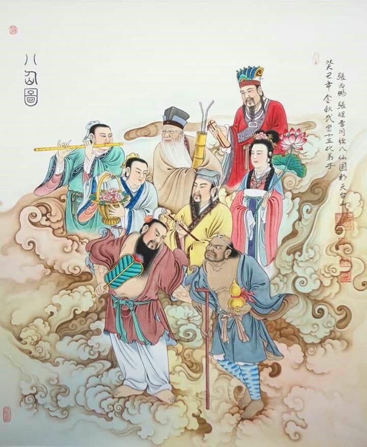 tranh bát tiên