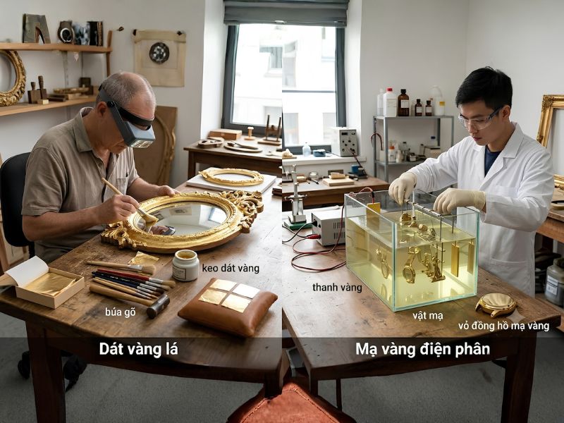 qua tang dat vang 24k 2