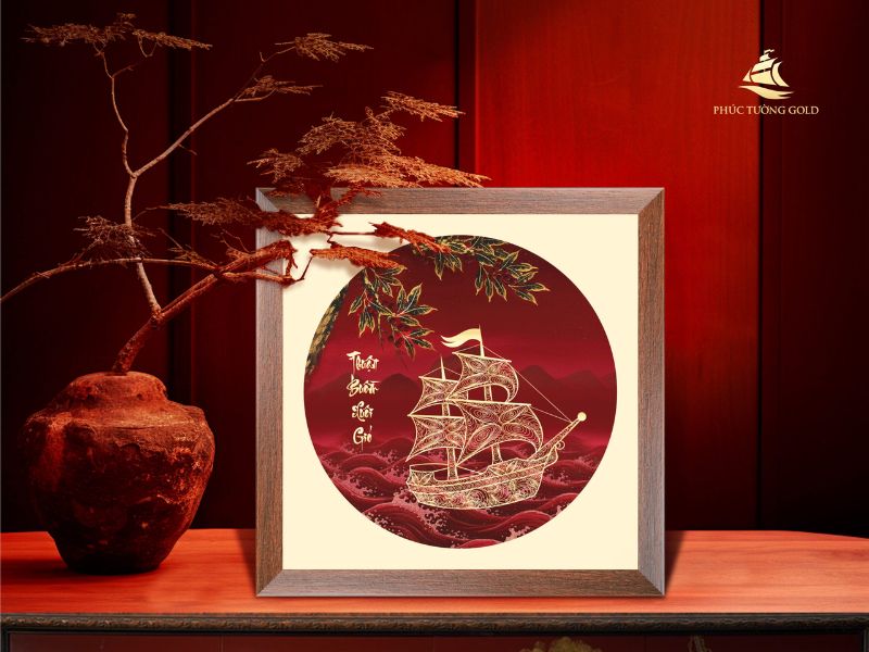 Tranh mạ vàng